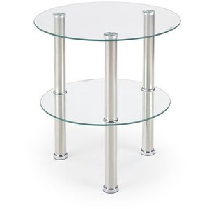 Blessing lampbord Ø45 cm - Metall/glas - Sidobord & lampbord