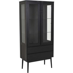 Ekeberg vitrinskåp - Svart - Vitrinskåp & Glasskåp -Vitrinskåp & Glasskåp - Hyllor & Förvaring