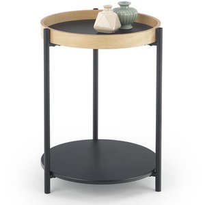 Harmony lampbord Ø44 cm - Svart - Sidobord & lampbord