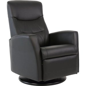Hjellegjerde King reclinerfåtölj - Svart skinn - Reclinerfåtöljer