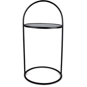 Hörnbord Mone Ø35 cm - Svart - Sidobord & lampbord