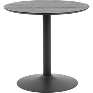 Ibiza matbord Ø80 cm - Svart/ask - Ovala & Runda bord
