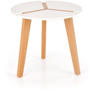 Ivor lampbord Ø50 cm - Vit - Sidobord & lampbord