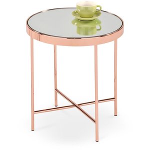 Kjetil lampbord Ø42 cm - Koppar - Sidobord & lampbord