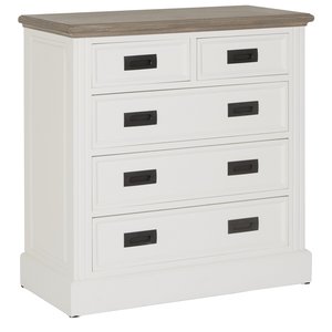 Malou byrå - Vit/brungrå - Byråar -Hyllor & Förvaring - Byråar