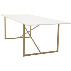 Addison matbord 240 cm - Ek/vit - Övriga matbord