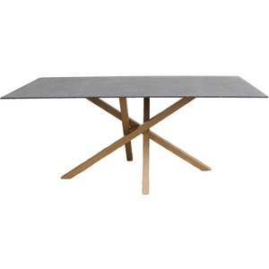 Höganäs matbord 180 cm - Ek/sprayglas - Övriga matbord