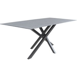 Höganäs matbord 180 cm - Svart/sprayglas - Övriga matbord