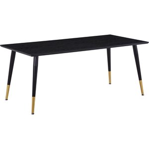Slope matbord 180 cm - Svart/mässing - Övriga matbord