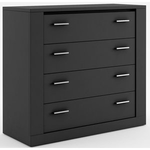 Mervyn byrå - Svart - Byråar -Hyllor & Förvaring - Byråar