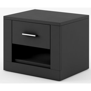 Mervyn sängbord - Svart - Sängbord -Sovrumsmöbler - Sängbord