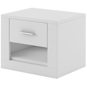 Mervyn sängbord - Vit - Sängbord -Sovrumsmöbler - Sängbord