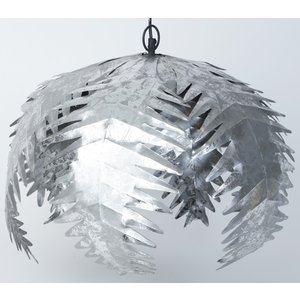 Palmblad taklampa - Silver - Pendellampor