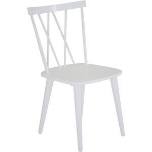 2 st Treviso pinnstol - Vit - Trästolar