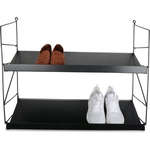 Skohylla Theresa - Svart - Skohyllor -Skohyllor - Hallmöbler