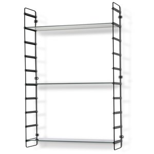 Vägghylla Stream - Svart marmor -Hyllor & Förvaring - Hyllor