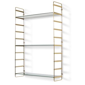 Vägghylla Stream - Vit marmor -Hyllor & Förvaring - Hyllor