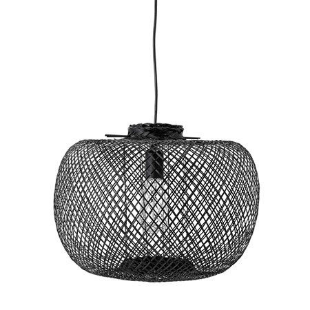 Pendel Lampa Svart Bambu - Bloomingville - bild