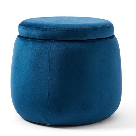 Förvaringspuff blå - Kids Concept - bild