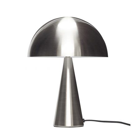 Bordslampa Metall Nickel 33 cm - Hübsch - bild