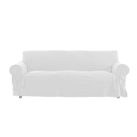 Bild på Överdrag Odessa i bomullschambray till 3-sitssoffa - Ellos