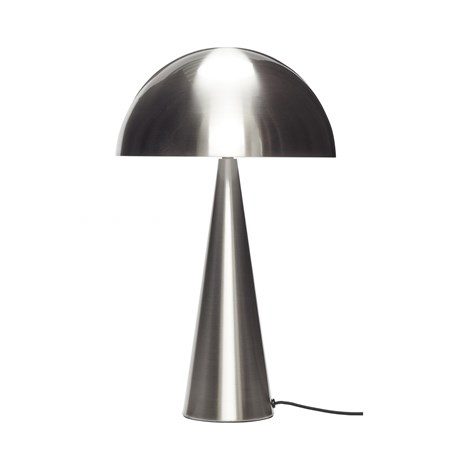 Bordslampa Metall Nickel 51 cm - Hübsch - bild