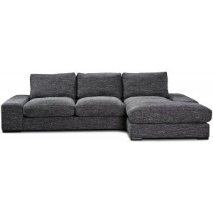 Scirocco divansoffa 3-sits XL 305 cm - Gråmelerad - 3-sits soffor