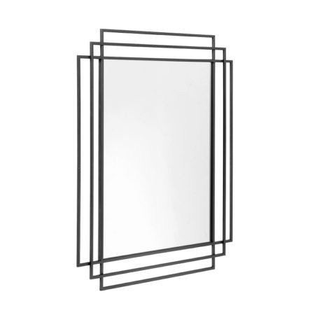 Bild på SQUARE Spegel Svart från Nordal