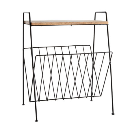 Bild på NOELLE Sidobord Svart/Natur från Madam Stoltz