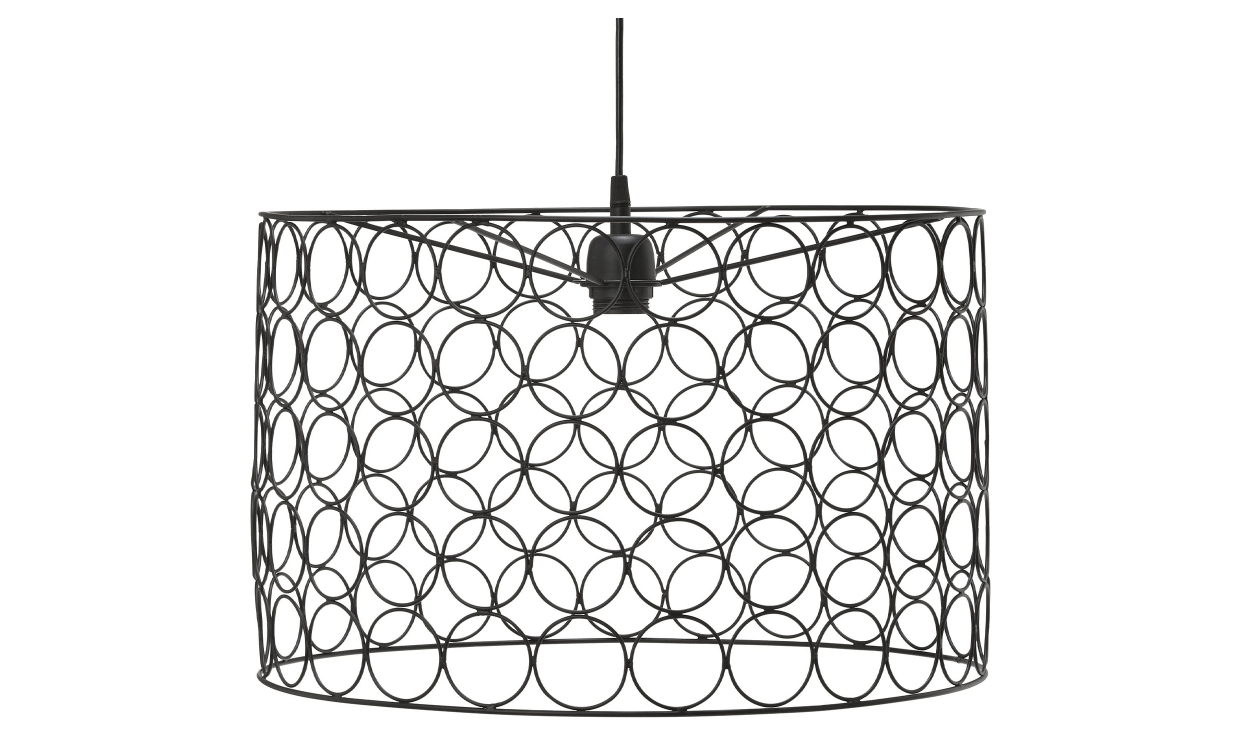 1855003 Bild på RING Taklampa Svart 50 cm från PR Home