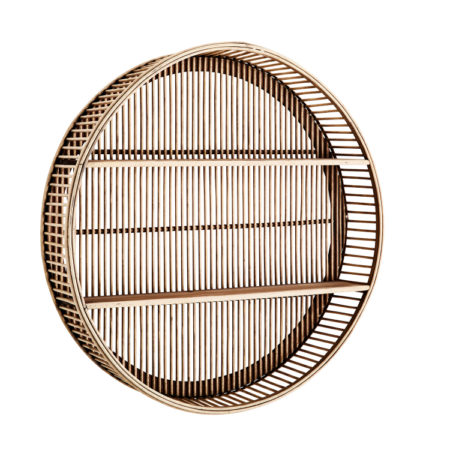 Bild på EMPIRE Hylla Rund Bambu från Madam Stoltz