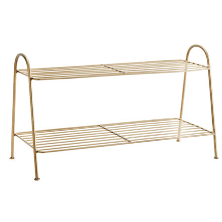 Bild på HEYLIE Skohylla Mässing från Madam Stoltz