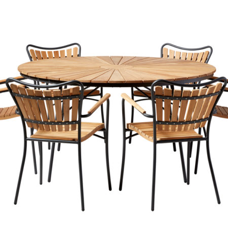 Bild på ELLEN Matgrupp 150 + 6 Stolar Grå från Cinas