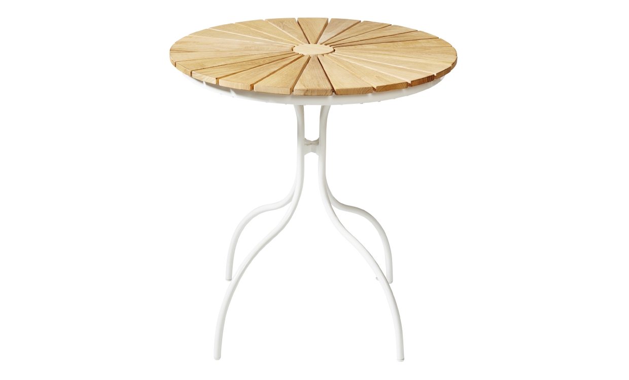 2525016 Bild på ELLEN Cafébord Teak/Vit 80 från Cinas