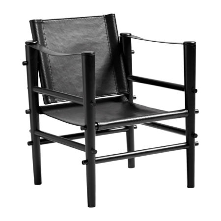 Bild på TROY Fåtölj Svart/Svart från Cinas