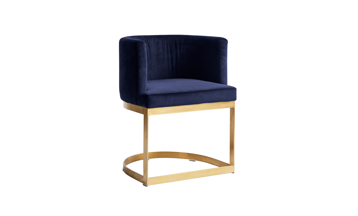 3265 Bild på MARCELLE Stol Mörkblå från Nordal