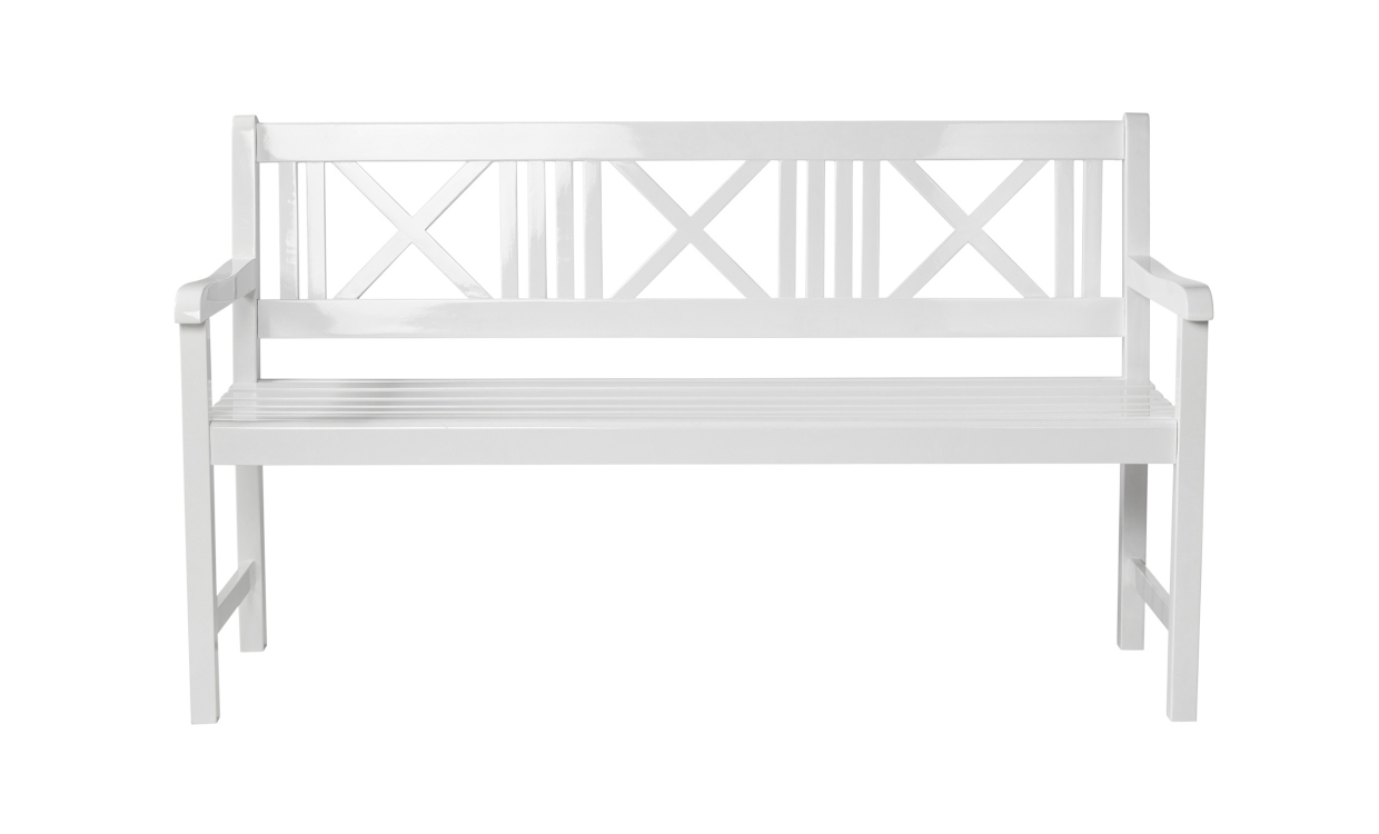 4501010 Bild på ROSENBORG Trädgårdssoffa Vit från Cinas