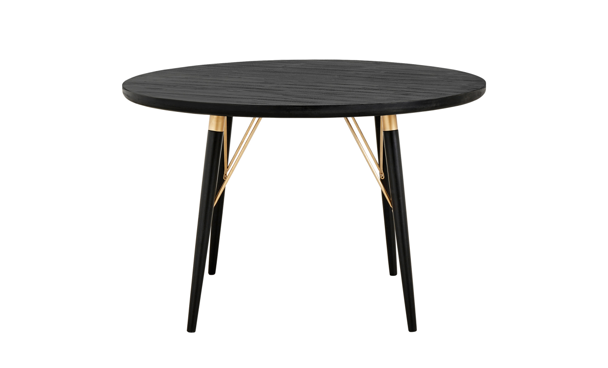 6942 Bild på CHANTAL Matbord 120 Svart från Nordal