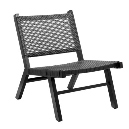 Bild på VASAI Loungestol Svart från Nordal
