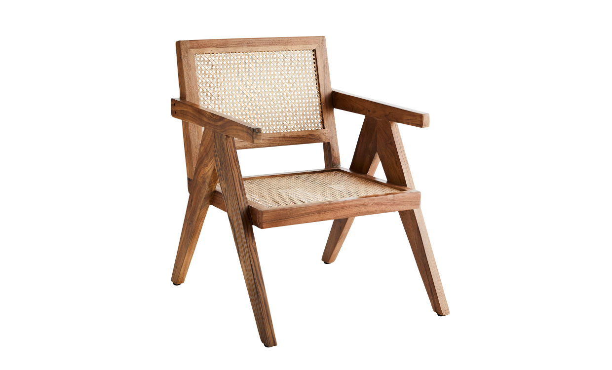 BE-01 Bild på ARMIDA Loungestol Teak/Rotting från Madam Stoltz