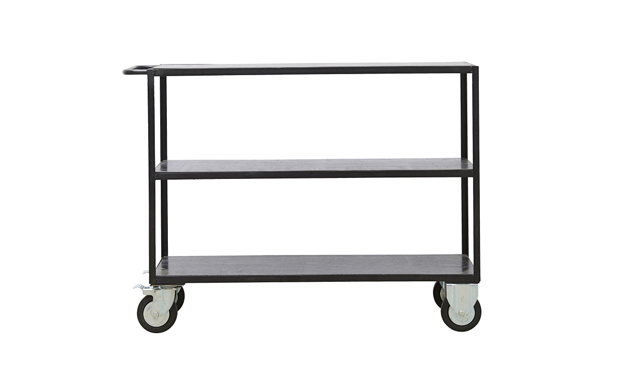 Br0500 Bild på REOL Rullvagn Svart från House Doctor