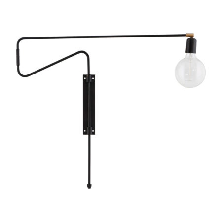 Bild på SWING Vägglampa Svart 70 cm från House Doctor