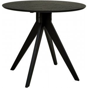 Heby matbord Ø90 cm - Svartbetsad ask - Ovala & Runda bord