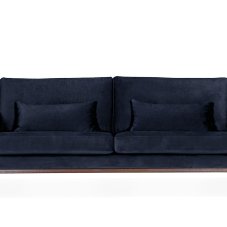 Bild på STOCKHOLM 3-sits soffa Velvet Edition Blå från SoffaDirekt