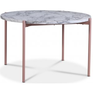 Aspö matbord Ø120cm - Ljus marmor/rosa -Matbord - Bord