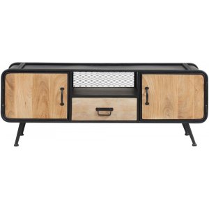 Barolo mediabänk - Trä/svart - TV-bänkar & mediabänkar -TV-bänkar & mediabänkar - Hyllor & Förvaring