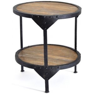 Bombay runt Lampbord Ø50 cm - Vintage - Sidobord & lampbord