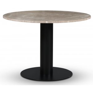 Empire matbord Ø105 cm - Empradore / Svart metallfot - Ovala & Runda bord