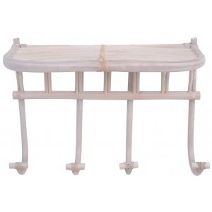 Fammy hatthylla i rotting - Whitewash - Hatthyllor -Hatthyllor - Hallmöbler