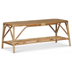 Glory Webbing soffbord i rotting 110 x 50 cm - Natur - Soffbord i trä